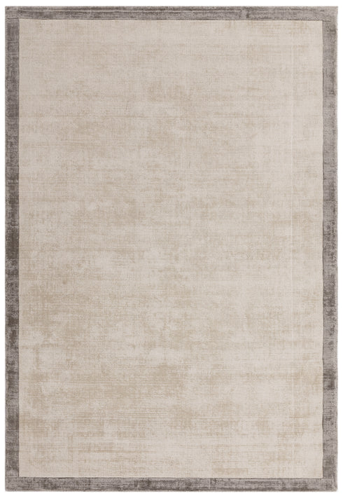 Slade Rug Border Putty/Silver